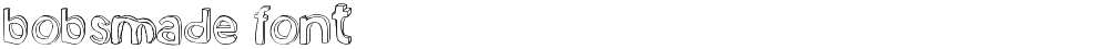 bobsmade font