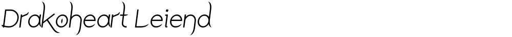 Drakoheart Leiend