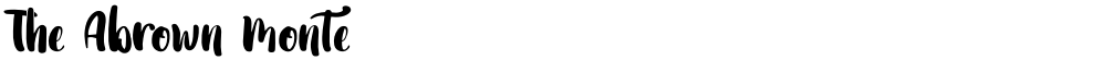The Abrown Monte