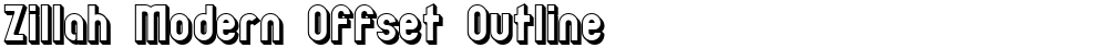 Zillah Modern Offset Outline