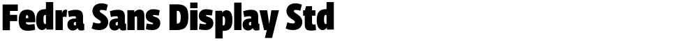 Fedra Sans Display Std