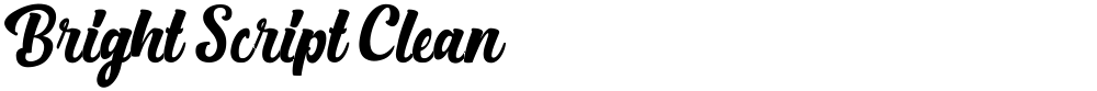 Bright Script Clean