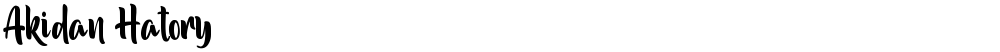 Akidan Hatory