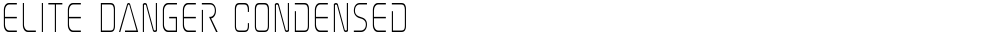 Elite Danger Condensed