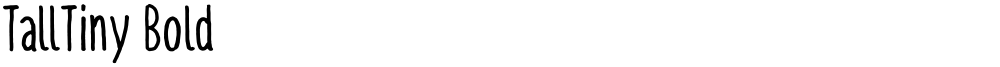 TallTiny Bold