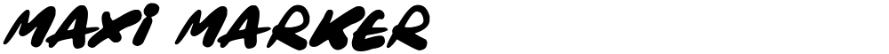 Maxi Marker