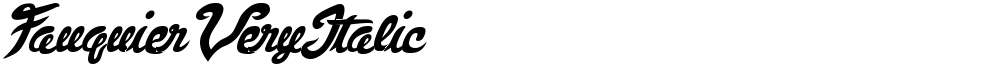FauquierVeryItalic