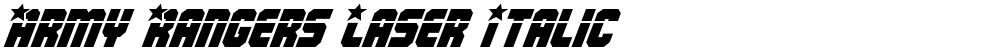 Army Rangers Laser Italic