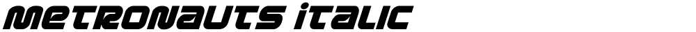 Metronauts Italic