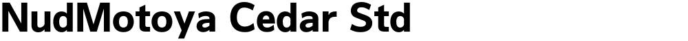 NudMotoya Cedar Std