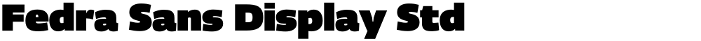 Fedra Sans Display Std