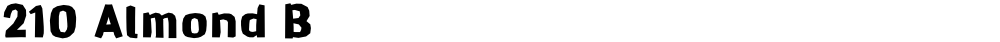 210 Almond B