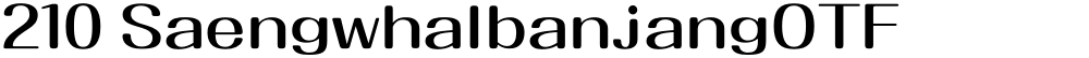 210 SaengwhalbanjangOTF