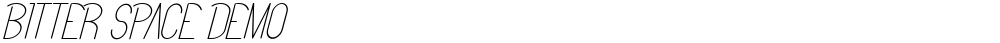 Bitter Space Demo