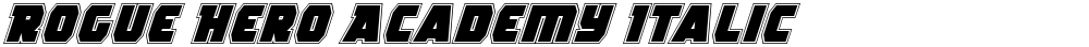Rogue Hero Academy Italic