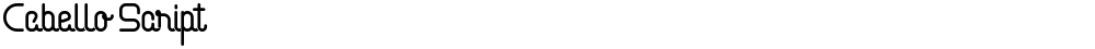 Cabello Script