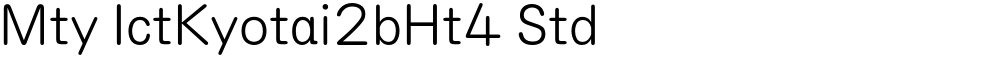 Mty IctKyotai2bHt4 Std