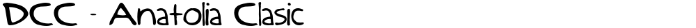 DCC - Anatolia Clasic