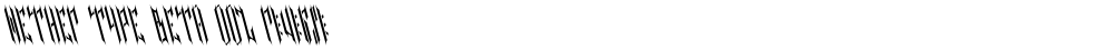 NETHER TYPE BETA 002 Reverse