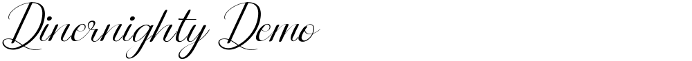 Dinernighty Demo