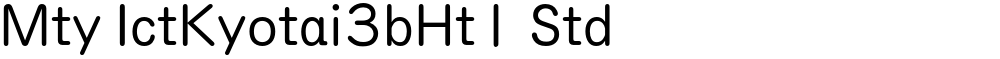 Mty IctKyotai3bHt1 Std