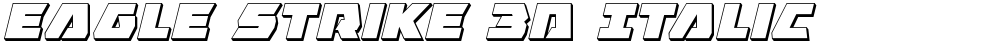 Eagle Strike 3D Italic