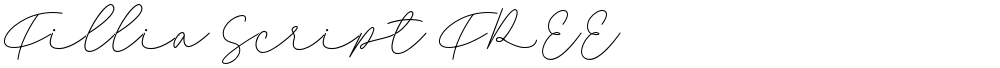 Fillia Script FREE