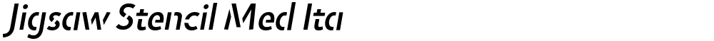 Jigsaw Stencil Med Ita