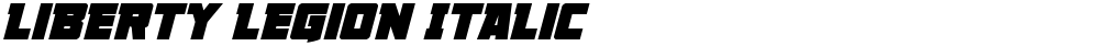 Liberty Legion Italic