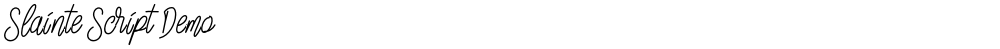 Slainte Script Demo
