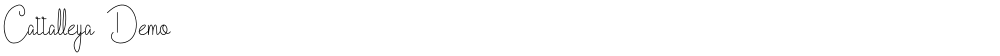 Cattalleya Demo