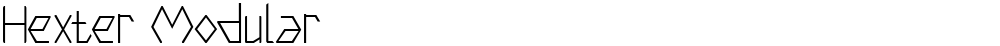 Hexter Modular