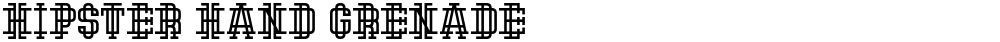 Hipster Hand Grenade