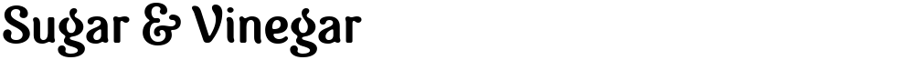 Sugar & Vinegar