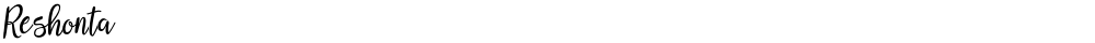Reshonta