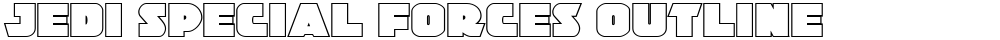 Jedi Special Forces Outline