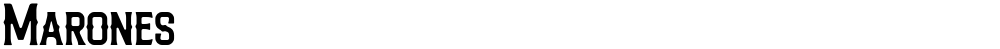 Marones