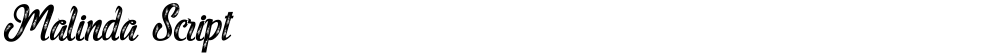 Malinda Script