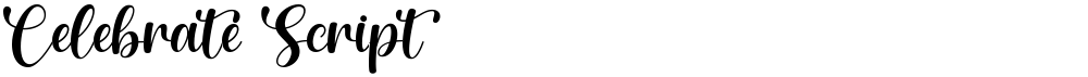Celebrate Script