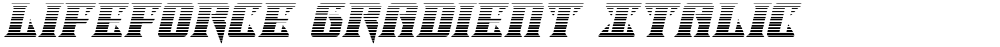 Lifeforce Gradient Italic