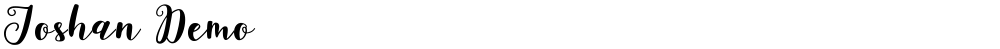 Joshan Demo