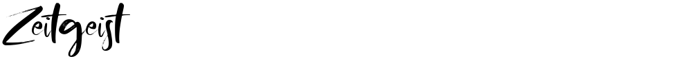 Zeitgeist