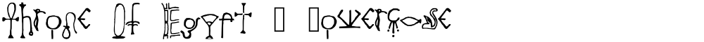 Throne Of Egypt _ Lowercase