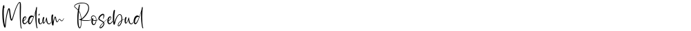 Medium Rosebud
