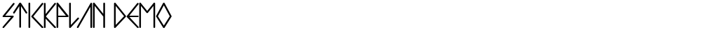 Stickplan Demo
