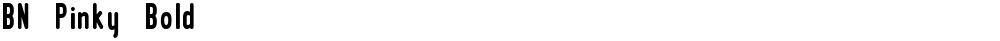 BN Pinky Bold