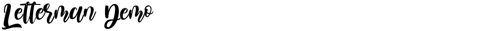 Letterman Demo