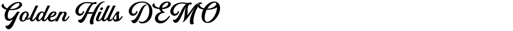 Golden Hills DEMO