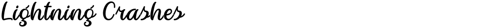 Lightning Crashes