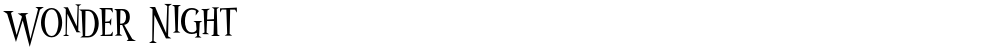 Wonder Night